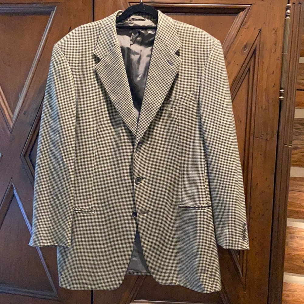 Armani Houndstooth blazer
